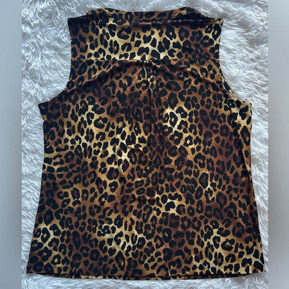 Anne Klein Animal Print Tank Top - Picture 6 of 6
